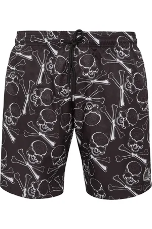 Philipp Plein Zwembroek met logoprint