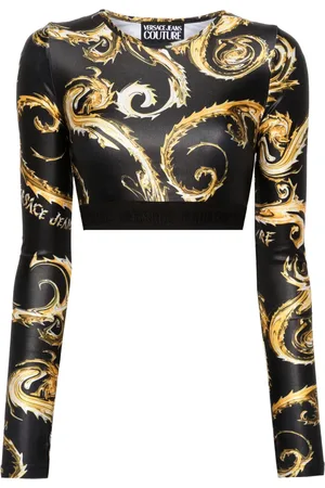 VERSACE Cropped top met print