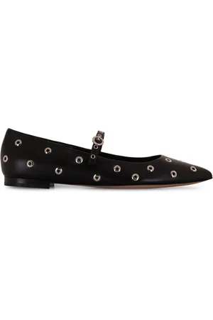 Gianvito Rossi Leren ballerina