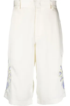 Bluemarble Shorts met borduurwerk