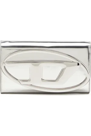 Diesel 1Dr leren portemonnee met ketting