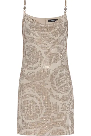 VERSACE Crystal Barocco slip mini