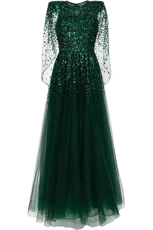 Jenny Packham Avondjurk verfraaid met pailletten