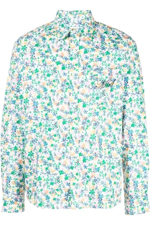 Marine Serre Overhemd met bloemenprint