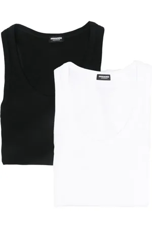 Dsquared2 Twee katoenen tanktops