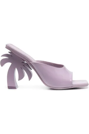 Palm Angels Palm Beach leren muiltjes
