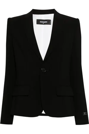 Dsquared2 Blazer met logoplakkaat