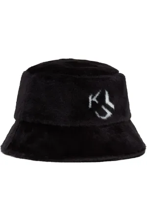 Karl Lagerfeld Vissershoed met imitatiebont
