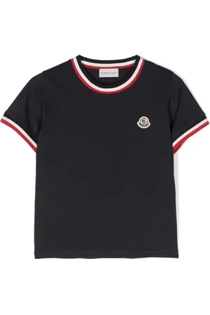 Moncler Poloshirt met gestreepte afwerking