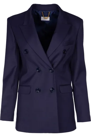 Elisabetta Franchi Blazer met dubbele rij knopen