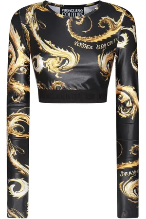 VERSACE Barocco cropped top