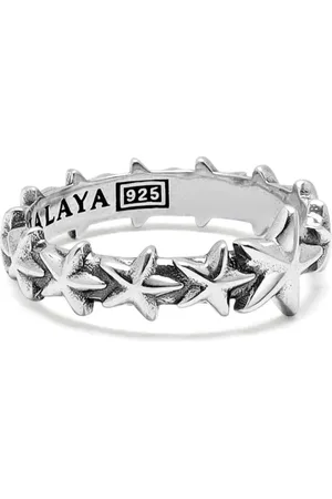 Nialaya Ring met gegraveerde ster