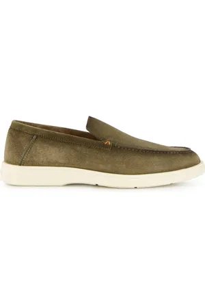 santoni Suède loafers