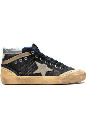 Golden Goose Mid Star "Black/Ice Vanilla/Gold" sneakers