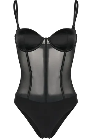 FLEUR DU MAL Body met mesh