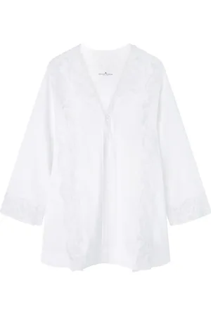 ERMANNO SCERVINO Shirt met bloemenkant