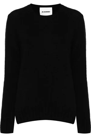 Jil Sander Trui met geribbelde afwerking