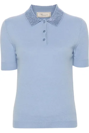 BLUMARINE Polotop verfraaid met kristallen