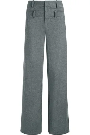 ALICE+OLIVIA Aspen broek met dubbele taille