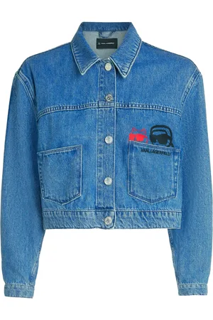 Karl Lagerfeld Ikon cropped denim jack