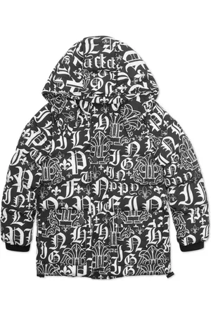 Philipp Plein Donsjack met logoprint