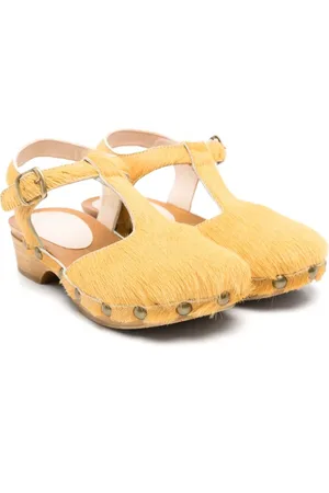 Eli1957 Leren sandalen met studs