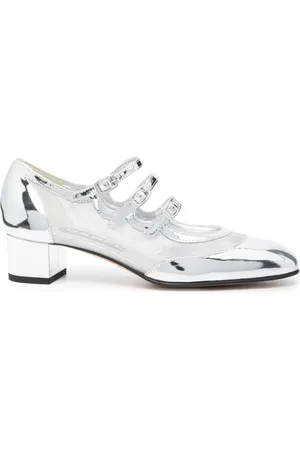 Carel Knight leren pumps