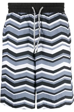 Emporio Armani Katoenen trainingsbroek met zigzagprint