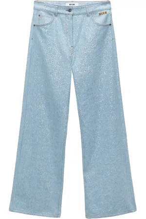 Msgm Jeans met wijde pijpen