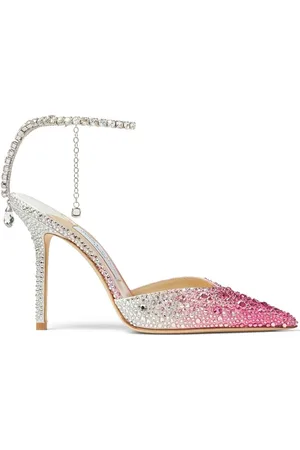 Jimmy Choo Saeda pumps verfraaid met kristallen