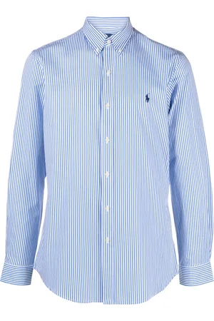Ralph Lauren Gestreept overhemd met geborduurd logo
