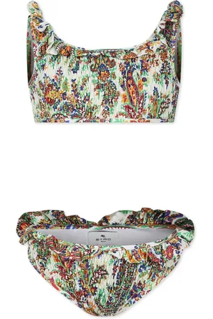 Etro Gesmockte bikini met paisley
