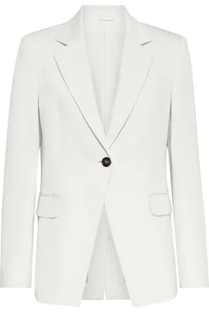 Brunello Cucinelli Blazer met dubbele rij knopen