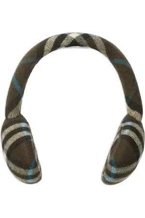 Burberry Geruite wollen oorwarmers