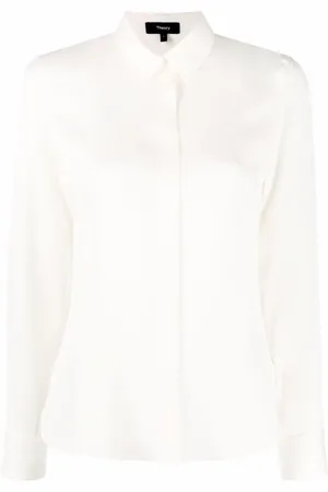 THEORY Zijden blouse