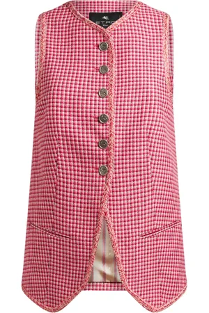 Etro Gilet met micro ruit
