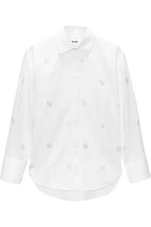 Msgm Blouse verfraaid met kristallen