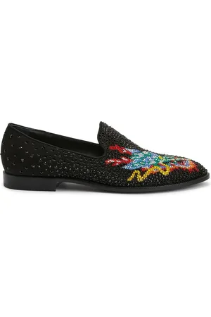 Giuseppe Zanotti Loafers verfraaid met stras