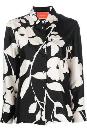 La DoubleJ Blouse met bloemenprint