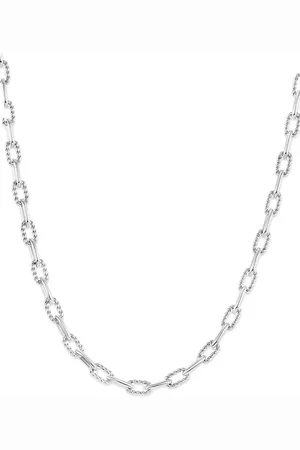 David Yurman Sterling zilveren DY Madison schakelhalsketting (3mm)