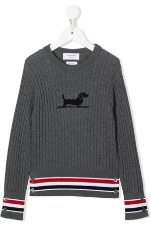 Thom Browne Kabelgebreide pullover