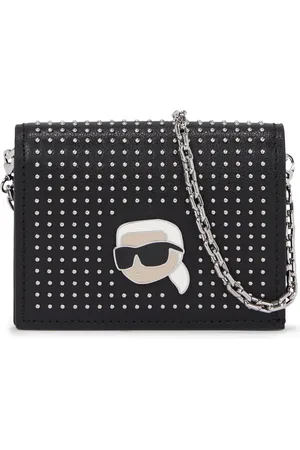 Karl Lagerfeld Ikon leren crossbodytas