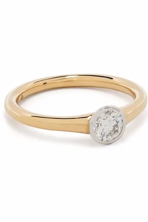 COURBET 18kt gerecycled geelgouden Origine ring met in laboratorium gekweekte diamant
