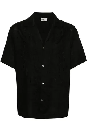 P.A.R.O.S.H. Linnen blouse met geborduurde bloemen