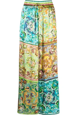 ALÉMAIS Broek met wijde pijpen