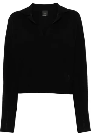 Pinko Polotop met geborduurde vogels