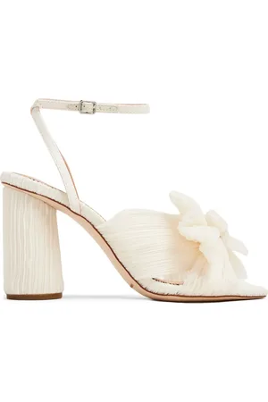 Loeffler Randall Camellia geplooide sandalen