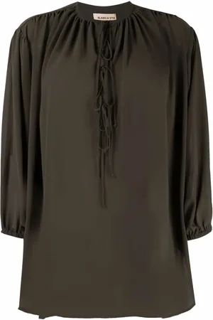 BLANCA Blouse met veters