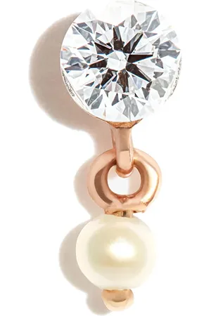 Maria Tash 18kt roségouden oorbellen