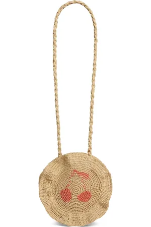 BONPOINT Fina raffia schoudertas
